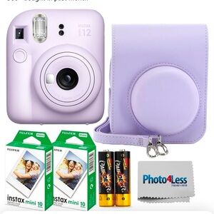 Fujifilm Instax Mini 12 Instant Film Camera with Accessories Bundle
